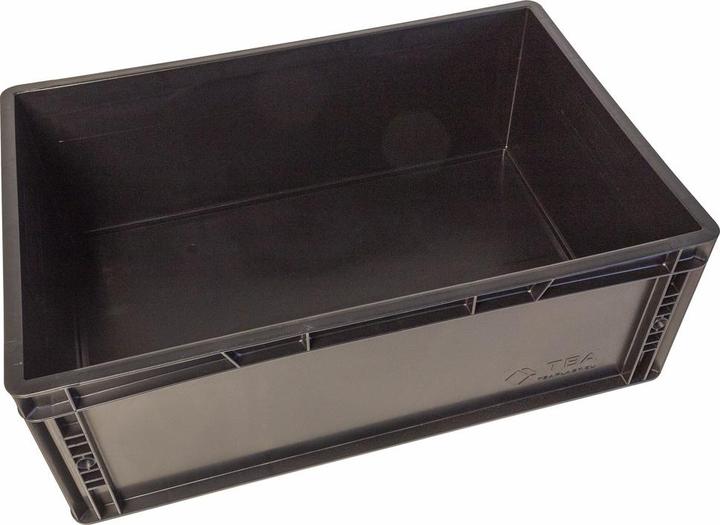 Wetec Lagerbehälter mit Unterfassgriff, ESD, 600 x 400 x 220 mm