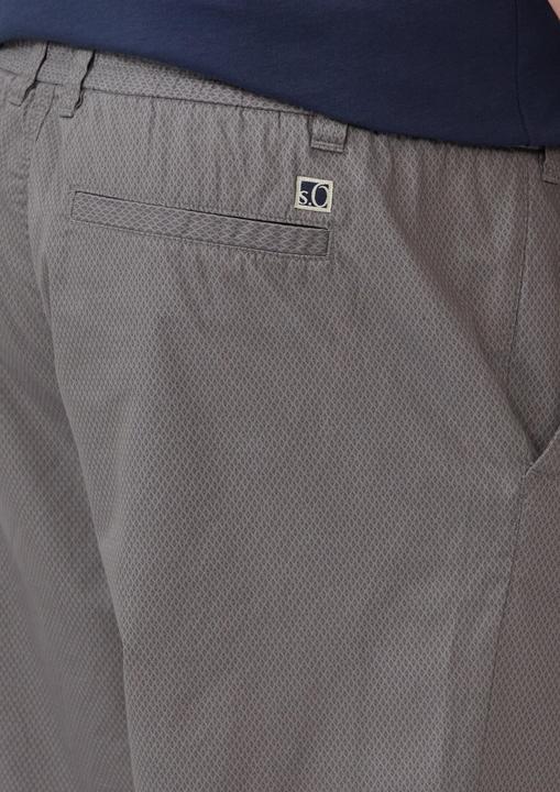 Actual product image S.Oliver Bermuda Relaxed-Fit-Bermuda mit Minimalmuster und Elastikbund (46)