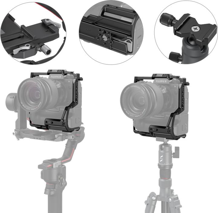 Actual product image SmallRig Multifunctional Cage Fujifilm X-H2S with FT-XH/VG-XH Battery Grip 3933 (Cage)