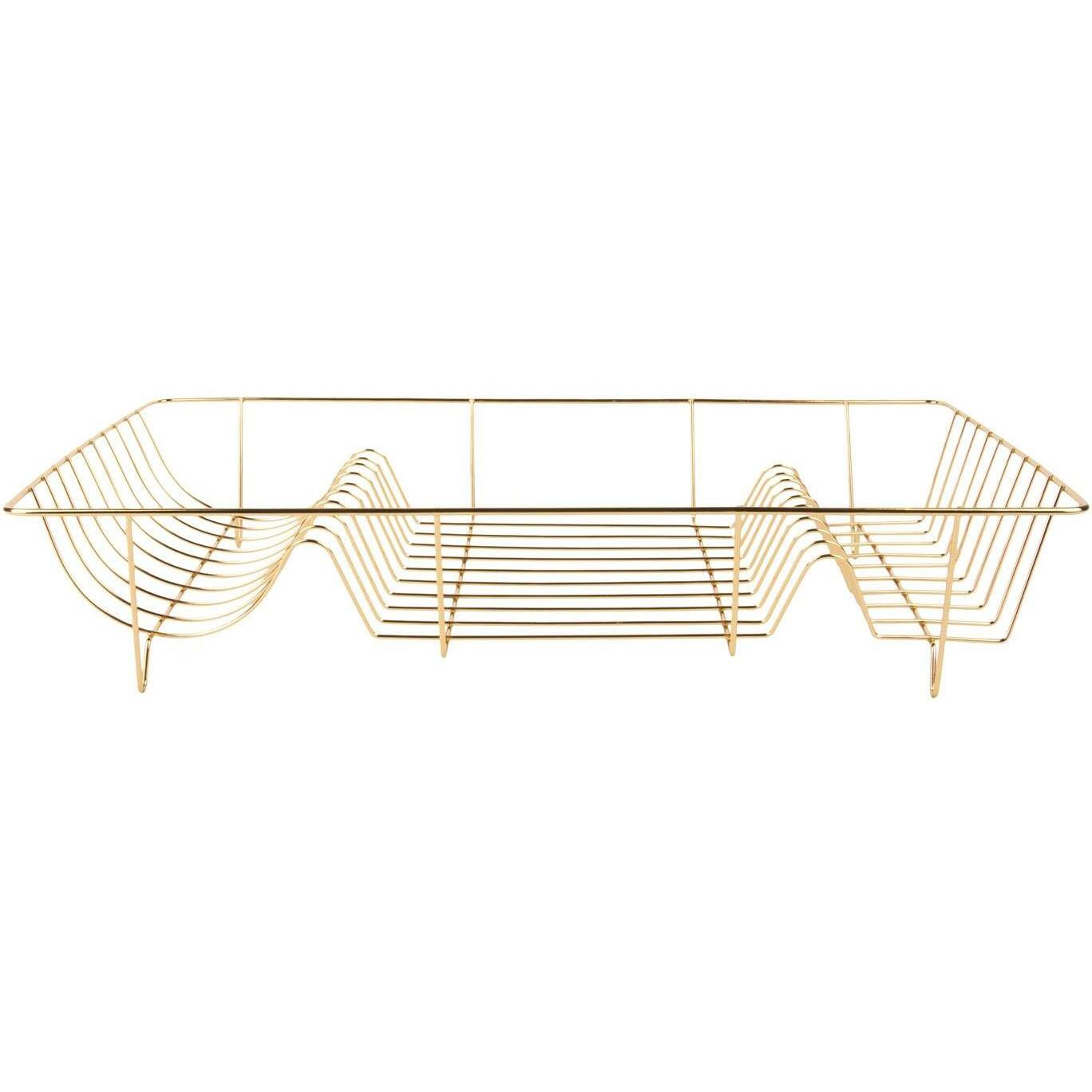present time Dish Rack Linea, Abtropfgestell, Gold
