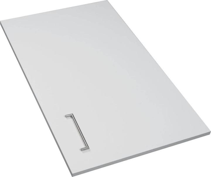 Fors 1 Tür-Holzfront weiss mit 1 Edelstahl-Türgriff 7/6 WFR7-6W M Weiss