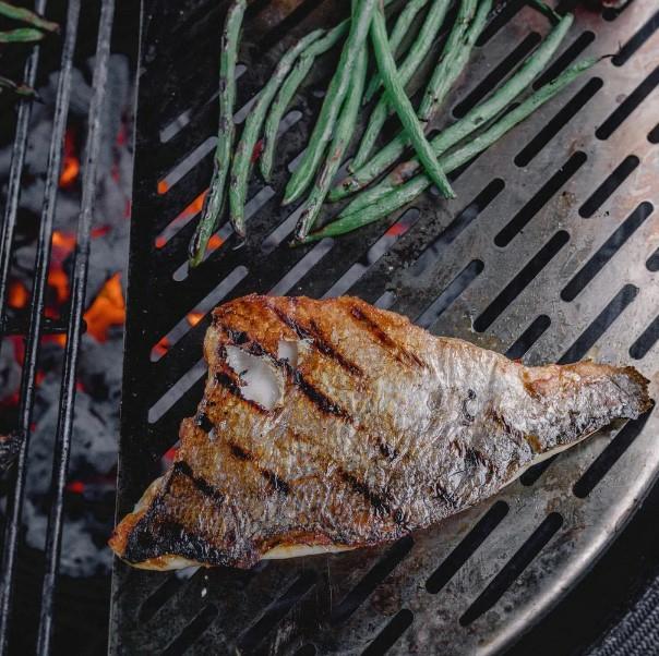 Immagine prodotto Kamado Joe Joe Halfrond Lasergesneden RVS Grillrooster