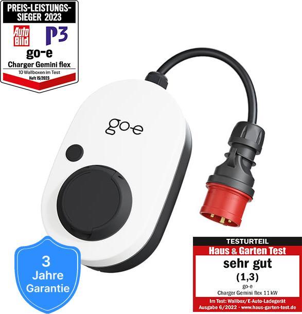 Immagine prodotto Go-E Flessione dei Gemelli (Tipo 2, 11 kW, 16 A, CEE16 rosso)
