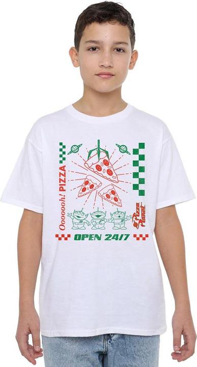 Actual product image Toy Story Childrens/Kids Little Green Men Pizza Planet T-Shirt (128)