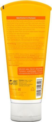 Image du produit Weleda Shampoing et gel douche au Calendula pour bébé (200 ml, Shampoing liquide)