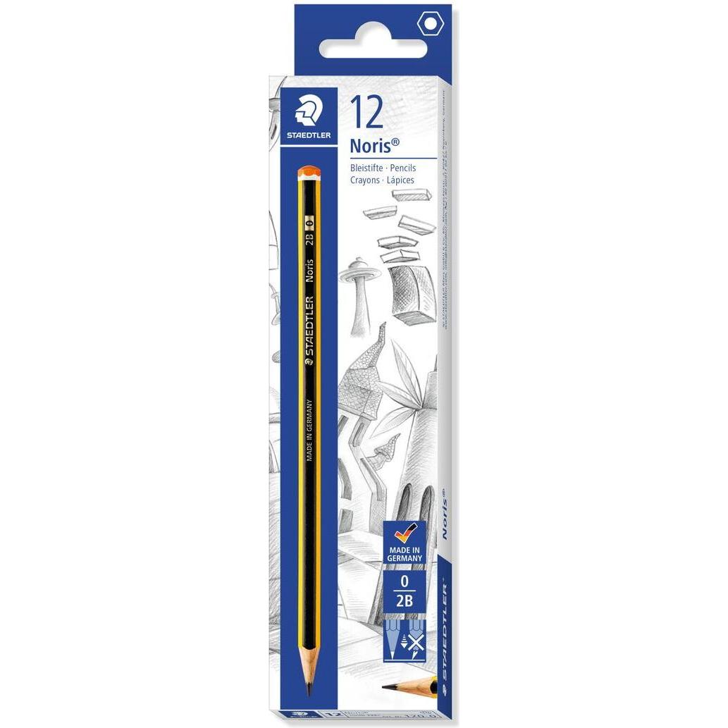 Staedtler, Bleistift, Noris Bleistift, 2B (2 mm, 2B, 12 x)