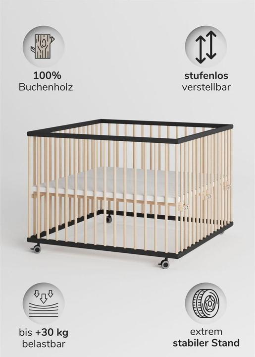 Produktbild Sämann Premium Laufgitter (100 cm, Buche)