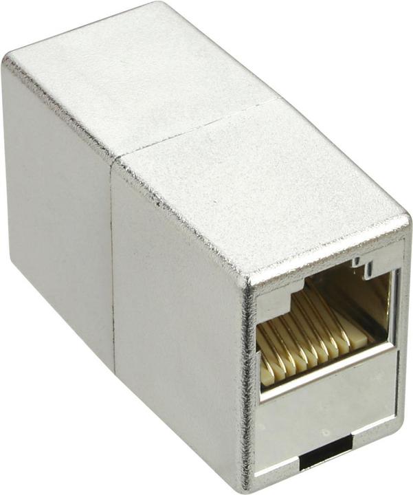 Aquatuning Patchkabelkupplung 2x RJ45 Buchse geschirmt (S/UTP, CAT5e, 2 m)