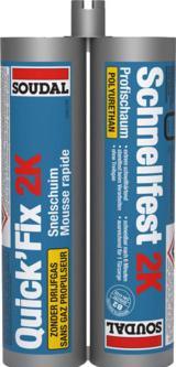 Produktbild Soudal Schnellfest 2K-PU-Schaum Doppelkartusche 210ml (210 ml)