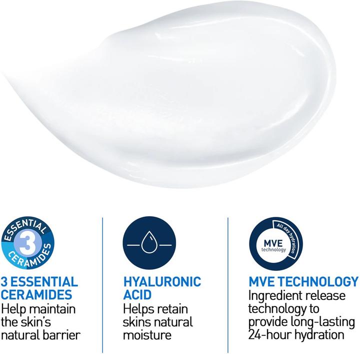 Actual product image CeraVe Moisturising cream (Body cream, 454 ml)