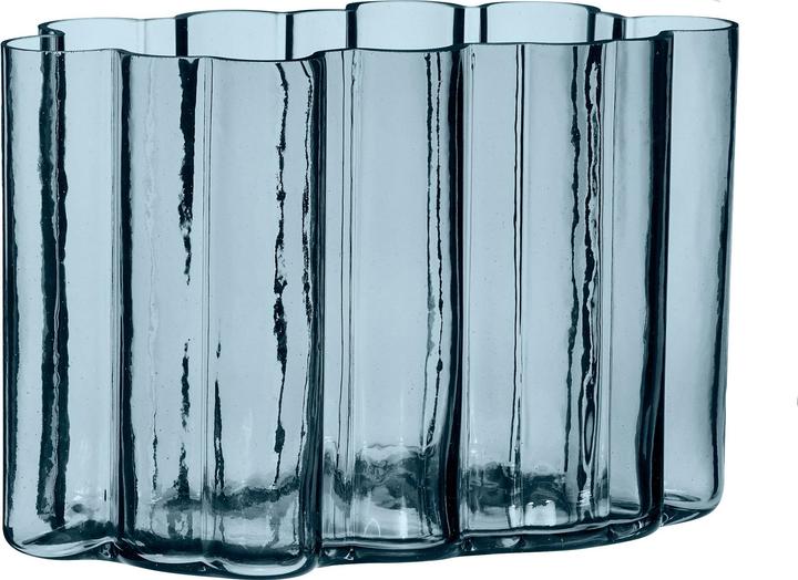 Produktbild Hübsch Umber Vase Blue (1x, 8 l)