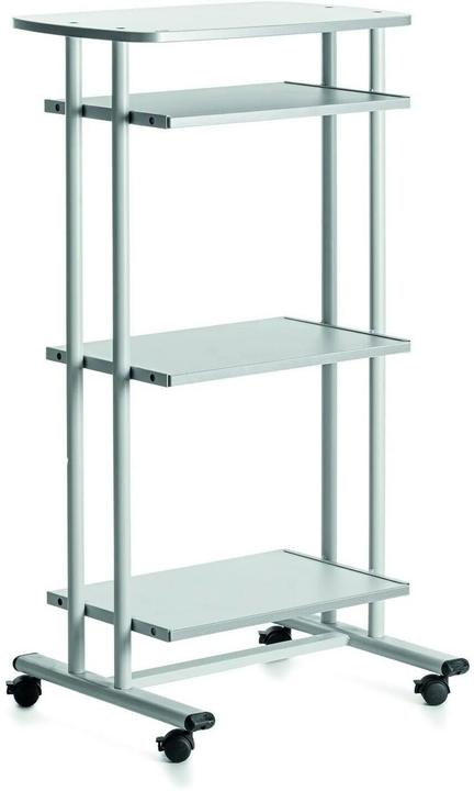 Image du produit Rocada Table PC avec roulettes grise 68,0 x 53,0 x 126,0 cm (68 x 53 x 126 cm)