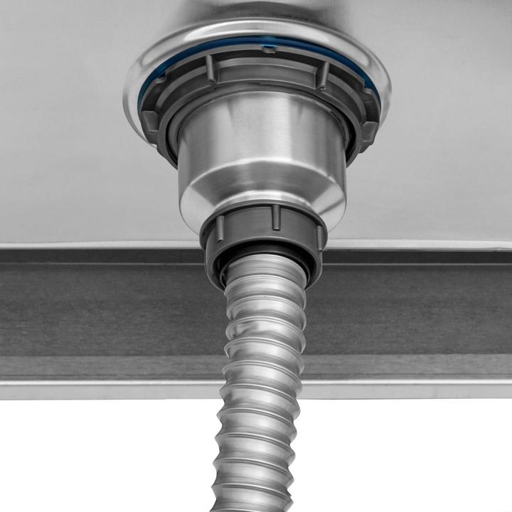 Image du produit Royal Catering Spültisch 1 Becken 500 x 500 x 300 mm Ablage Edelstahl-Spültisch Gastro