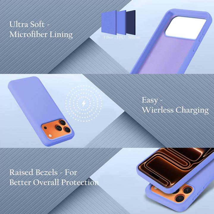 Image du produit Cadorabo Coque pour iPhone 17 PRO MAX TPU Liquid Silicone Case (Apple iPhone 17 Pro Max)