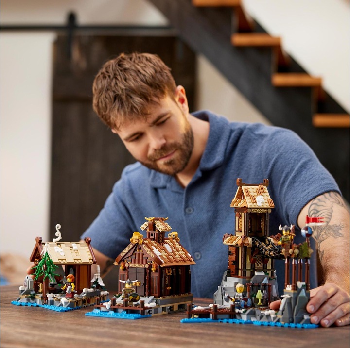 Produktbild LEGO Wikingerdorf (21343, LEGO Ideas, LEGO Seltene Sets)