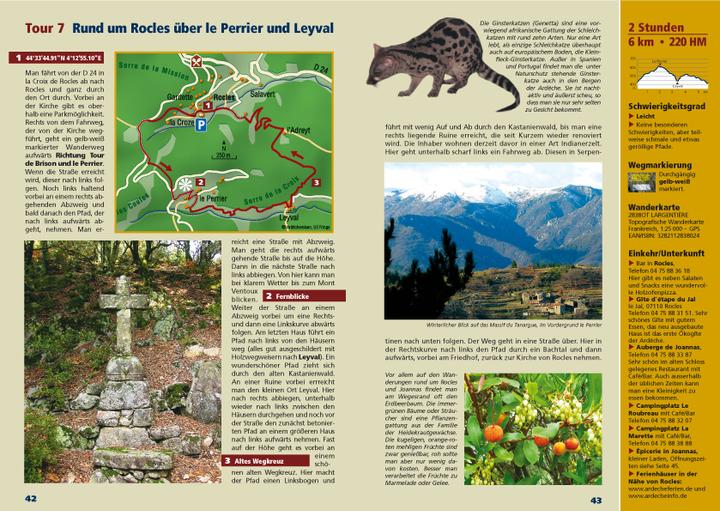 Produktbild Die wilden Berge der Ardèche (Deutsch, Uli Frings, 2022)