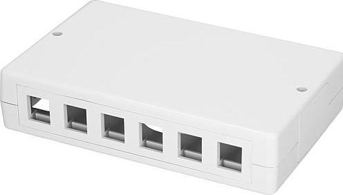 Actual product image EFB Elektronik EFB Keystone distribution box surface mount 6/12 port