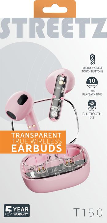 Actual product image Streetz T150 (No noise cancellation, 10 h, Wireless)