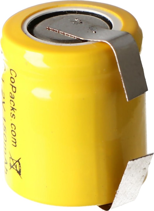 Produktbild AccuCell N-150AA Akku NiCd 1/3 AA Mignon mit Lötfahne U-Form, P-11AAH (1 Stk., AA, 150 mAh)