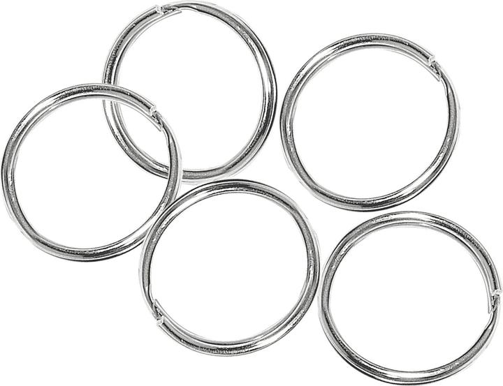 Actual product image VBS Key split rings, Ø 2 cm, 5 pieces