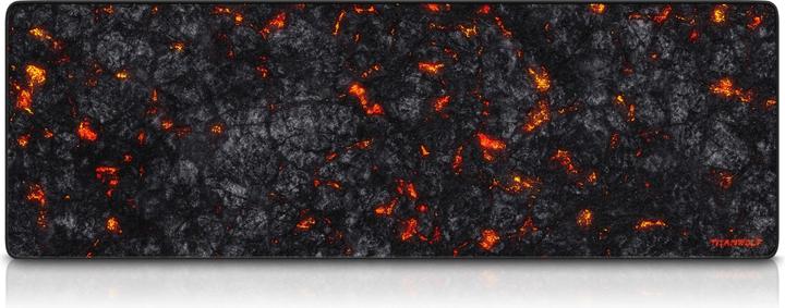 Actual product image Titanwolf Gaming Mouse Pad, XXXL Speed Mouse Mat 1200 x 400 mm, Speed & Precision, Lava (3XL)