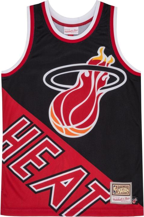 Immagine prodotto Mitchell & Ness M&N Big Face 5.0 Maglia Canotta Moda Miami Heat - M (M)