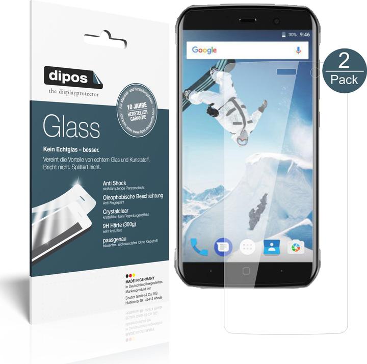 Actual product image Dipos Screen Protector Anti-Shock (2 Piece, Vernee Active)