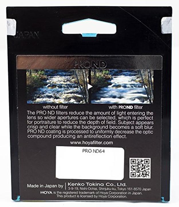 Actual product image Hoya Pro ND4 Filter (72 mm, Neutral density filter)
