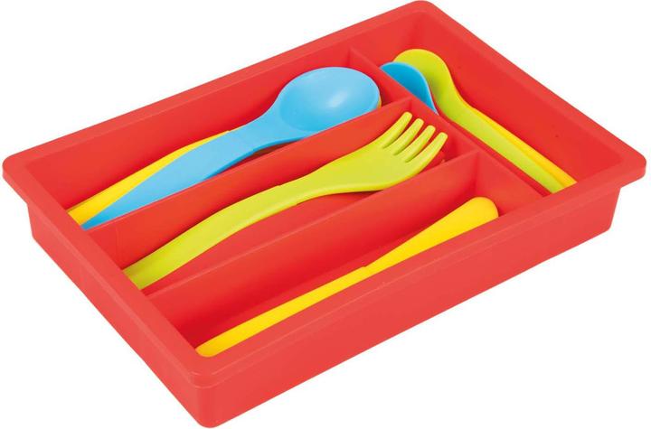 Immagine prodotto Toi-Toys Startseite Essen Besteckset mit Tablett, 16-tlg.