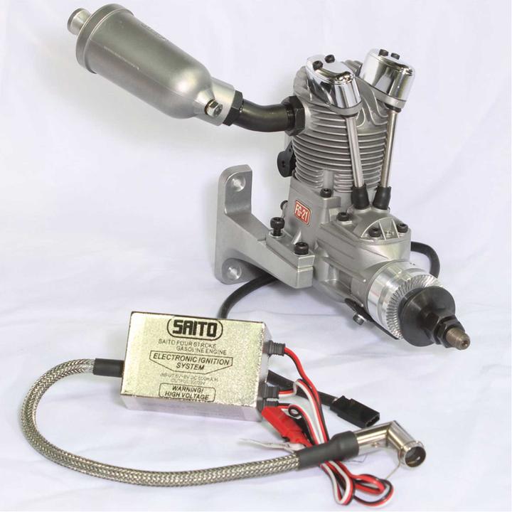 Actual product image Saito FG-21 Petrol 4T Engine