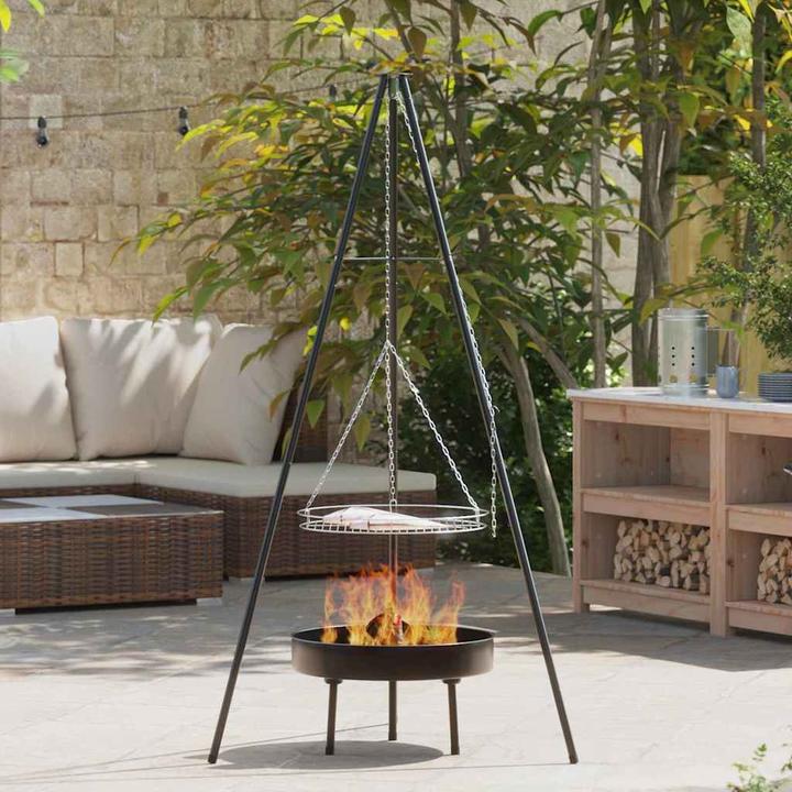 Produktbild vidaXL Lagerfeuer Dreibein (92 cm)