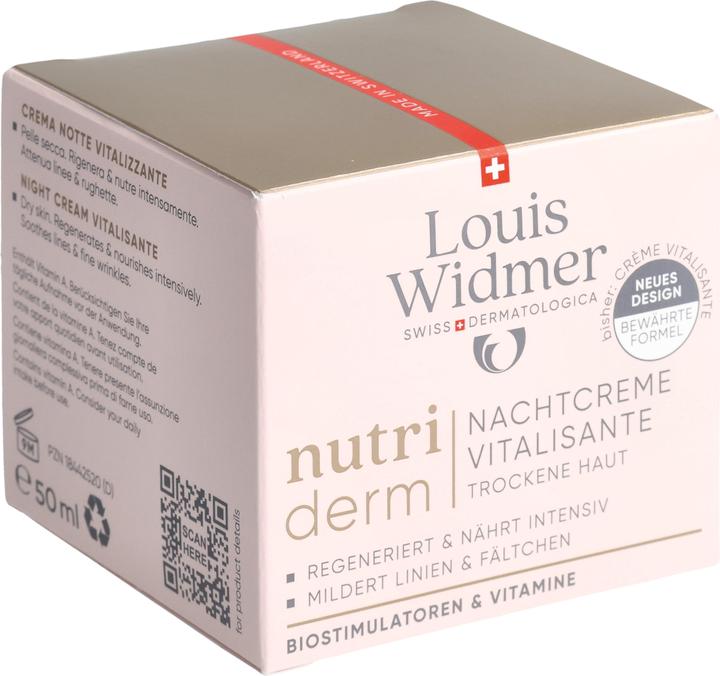 Image du produit Widmer Louis Nutriderm Nachtcreme Vitalisante parfumiert 50 ml (50 ml, Crème de nuit)
