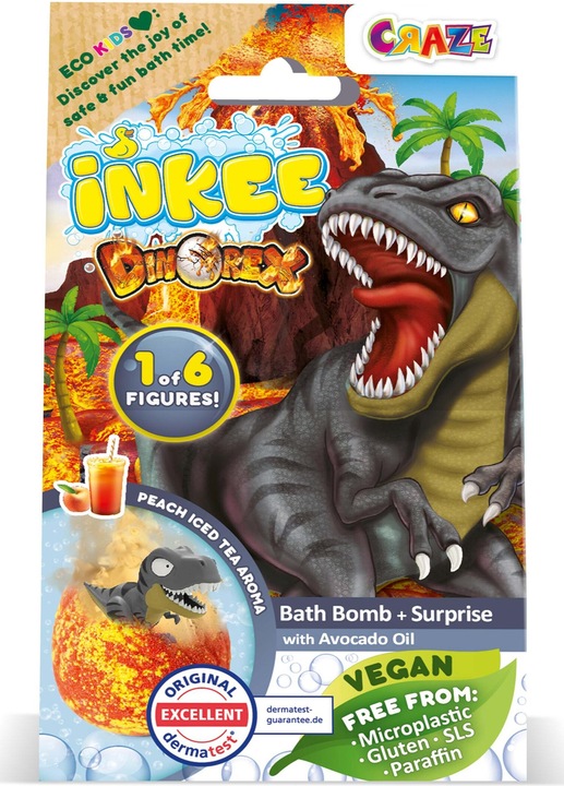 Actual product image Craze Inkee Surprise Dino (Bath bombs)