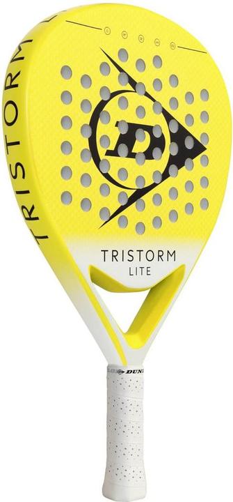 Actual product image Dunlop Padel racket Tristorm Lite Yellow white (2025)