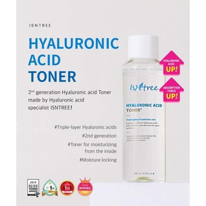 Produktbild Isntree Hyaluronic Acid Toner (Gesichtswasser, 200 ml)