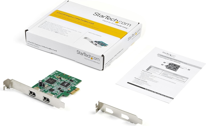 Produktbild StarTech .com 2 Port 1394a FireWire PCI Express Schnittstellenkarte