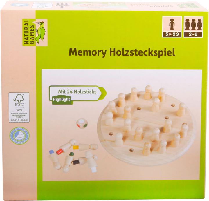 Natural games NG Memory wooden game (German)
