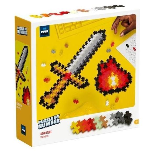 Plus-Plus Puzzel Door Getal Avontuur 250st - (3910)