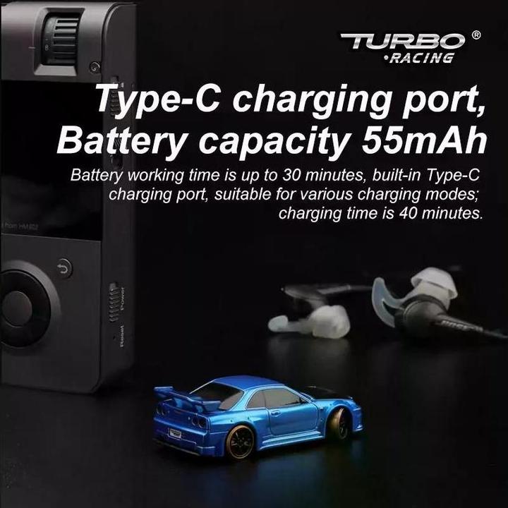 Image du produit Turbo Racing Micro Drift C64 (RTR Prêt à fonctionner)