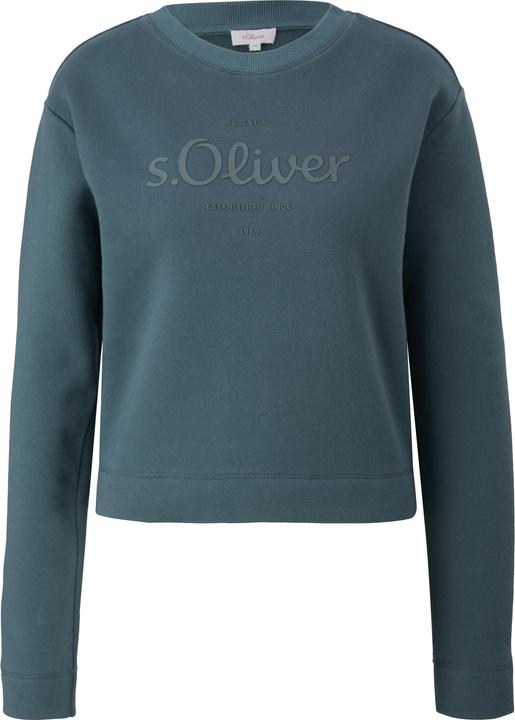 Produktbild s.Oliver Sweatshirt Sweatshirt mit Logo-Print (36)