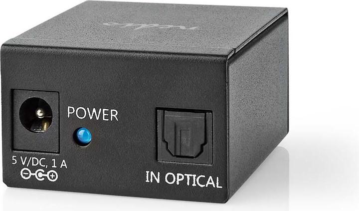 Produktbild Nedis TosLink-Splitter 2-Weg Anschlüsse – Eingang: TosLink Buchse Anschlüsse – Ausgang: 2X TosLink D