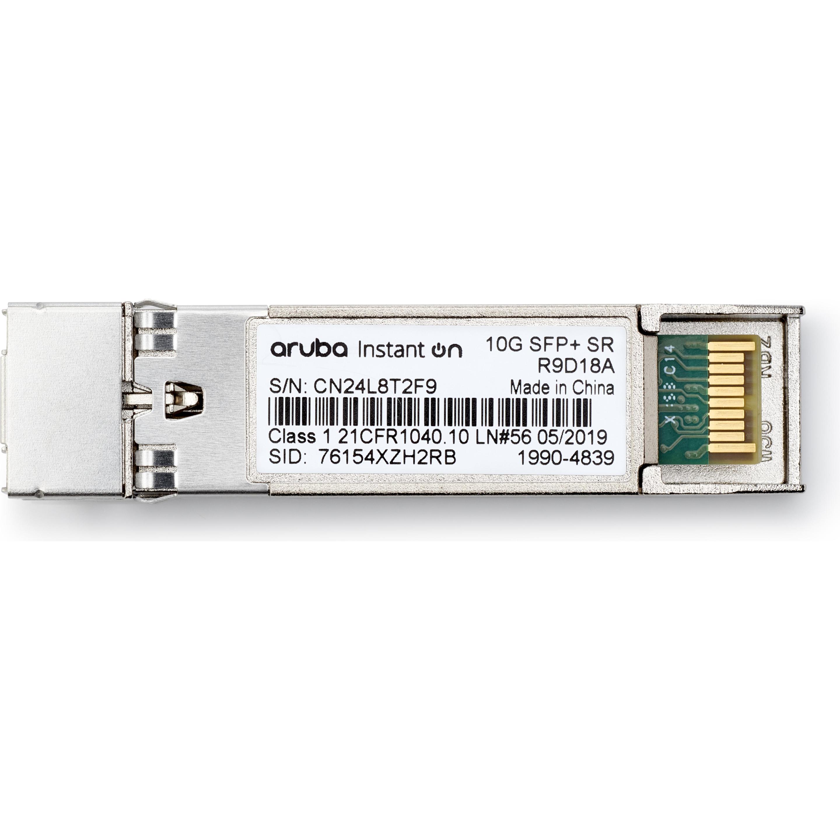 Thumbnail - HPE E Aruba IOn XCVR SFP+, LC, SR MMF, Transceiver