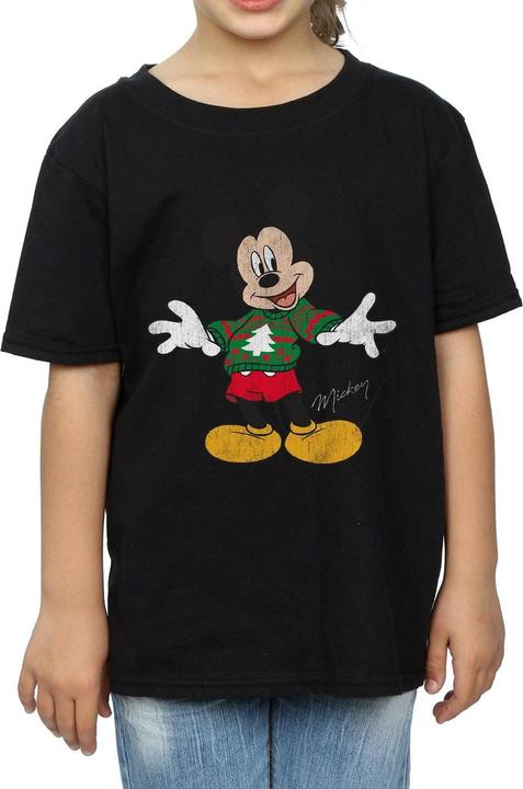 Produktbild Disney Mickey Mouse Christmas Jumper TShirt Mädchen (128)