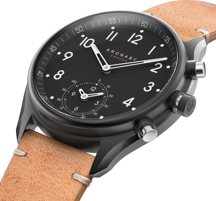 Produktbild Kronaby Apex Leder (Hybrid Uhr, 43 mm)