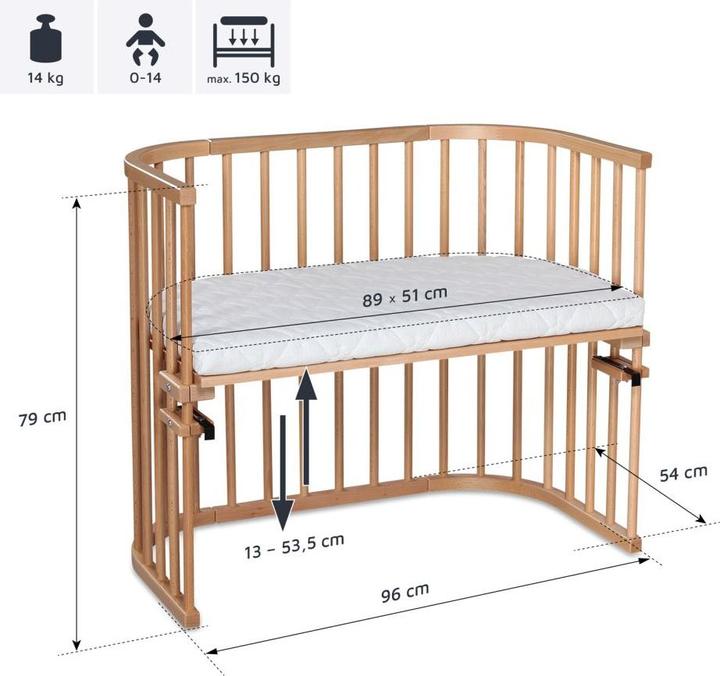 Actual product image Babybay Maxi (89 x 51 cm)