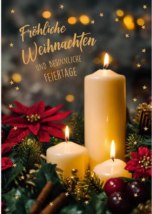 Produktbild ABC Weihnachtskarten-Set A6, 5 Stück (5 Stk.)