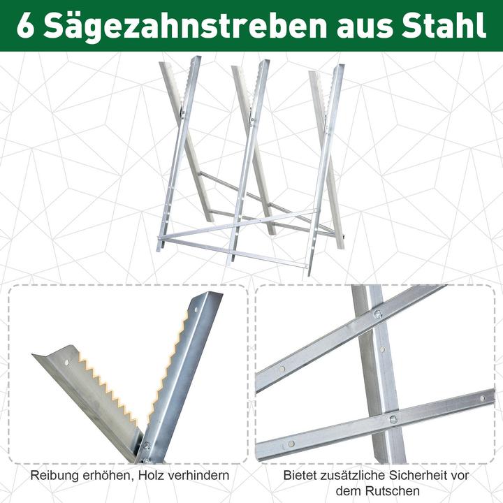 Produktbild Durhand Kettensägenbock zusammenklappbar (83 cm, 83 cm)