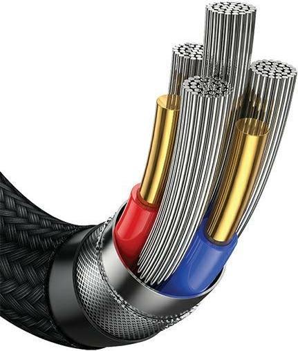 Image du produit Usams US-SJ645 U85 PD100W A+C to C+L+M 6in1 Fast Charging Cable 1.2m (1.20 m, USB 3.2 Gen 1)