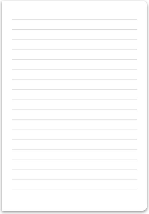 Image du produit Ursus Cahier d'école (A5, À rayures, Couverture souple)