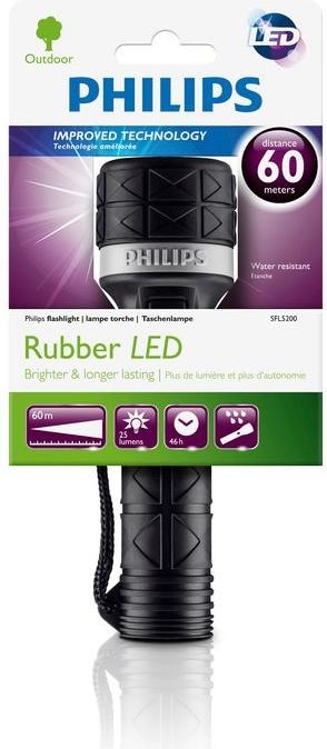 Actual product image Philips LED Flashlight Rubber (31.20 cm, 25 lm)